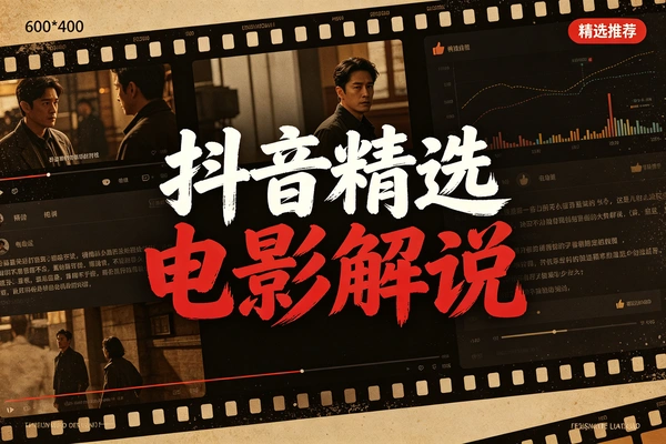 抖音精选电视剧解说教学