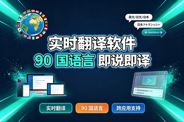 实时翻译软件支持90个国家语言