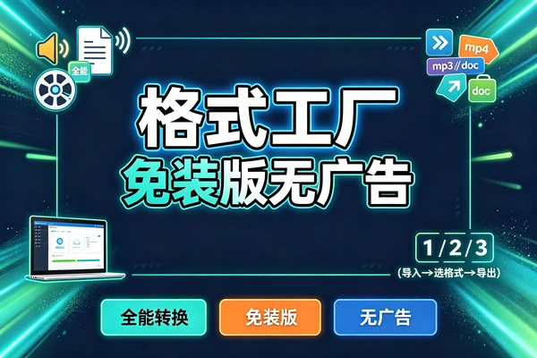 格式工厂绿色版全能音视频文档转换