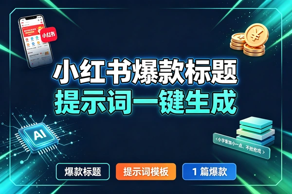 小红书爆款标题提示词