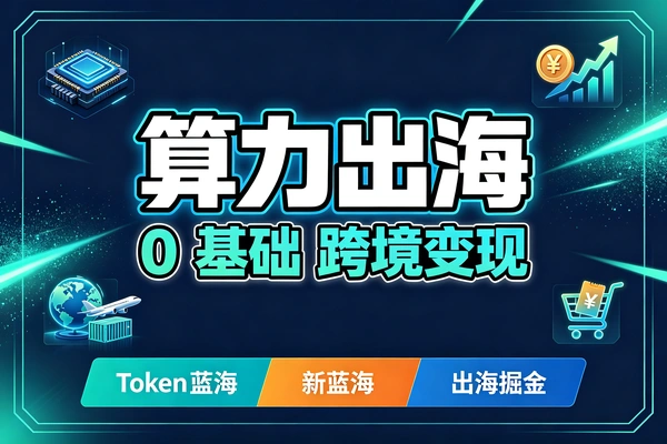 Token需求激增算力出海成新蓝海零基础打造跨境商业