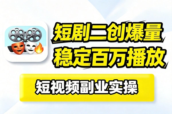 短剧二创告别拼运气我如何稳定做到日播百万